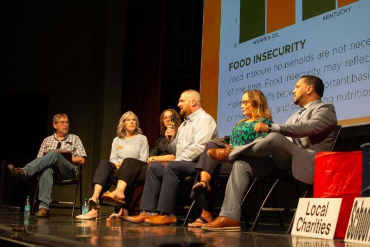 Líderes locais falam sobre insegurança alimentar